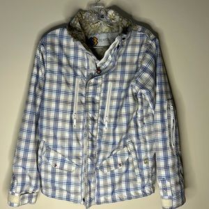 Women’s special blend ski snowboarding jacket size xs. Light blue and gray